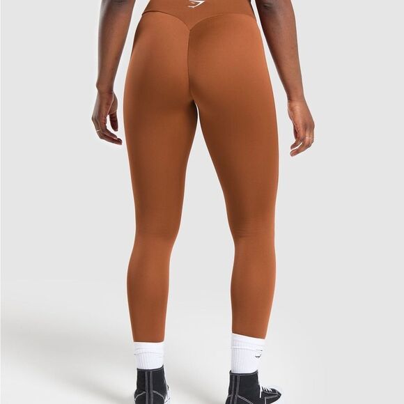 Gymshark POWER LEGGINGS brown size L‎ NWT in packaging - Picture 4 of 8